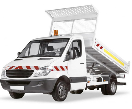 Camion benne de BG Propreté